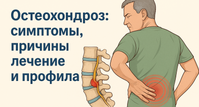 Остеохондроз: симптомы, причины, лечение и профилактика