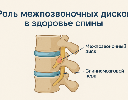 Роль межпозвоночных дисков в здоровье спины: как сохранить гибкость и подвижность позвоночника