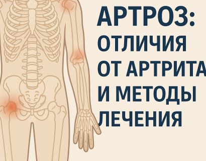 Артроз: отличия от артрита и методы лечения