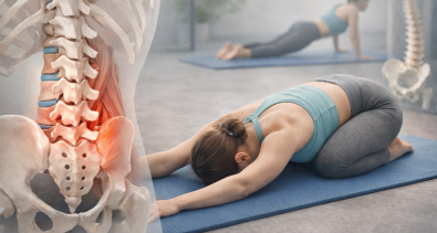 Растягиваваем мышцы поясницы